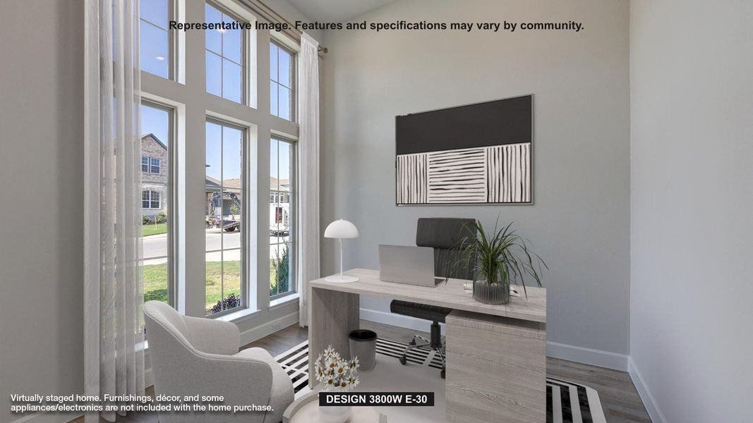 Furnished interior view inside a new home in Parten, Austin (Image 3).