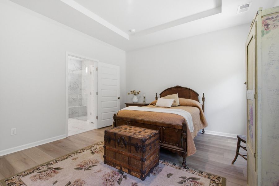 Furnished interior view inside a new home in Horizons at Summers Corner | 55+, Summerville (Image 37).