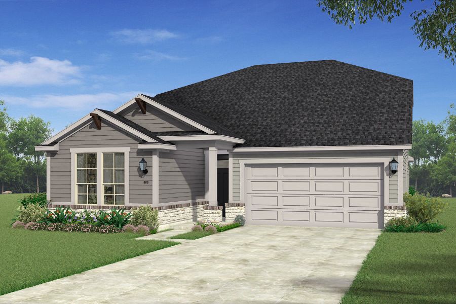 The Elinor: Bed 4 - Hill Country 1 Elevation