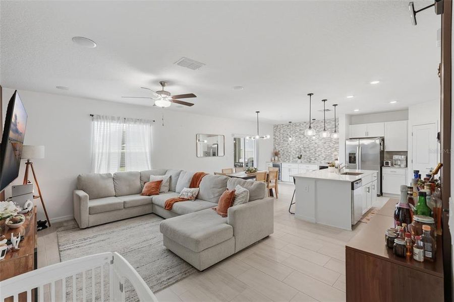 Furnished interior view inside a new home in Connerton, Land O' Lakes (Image 14). Furnished interior view inside a new home in Connerton, Land O' Lakes (Image 14).