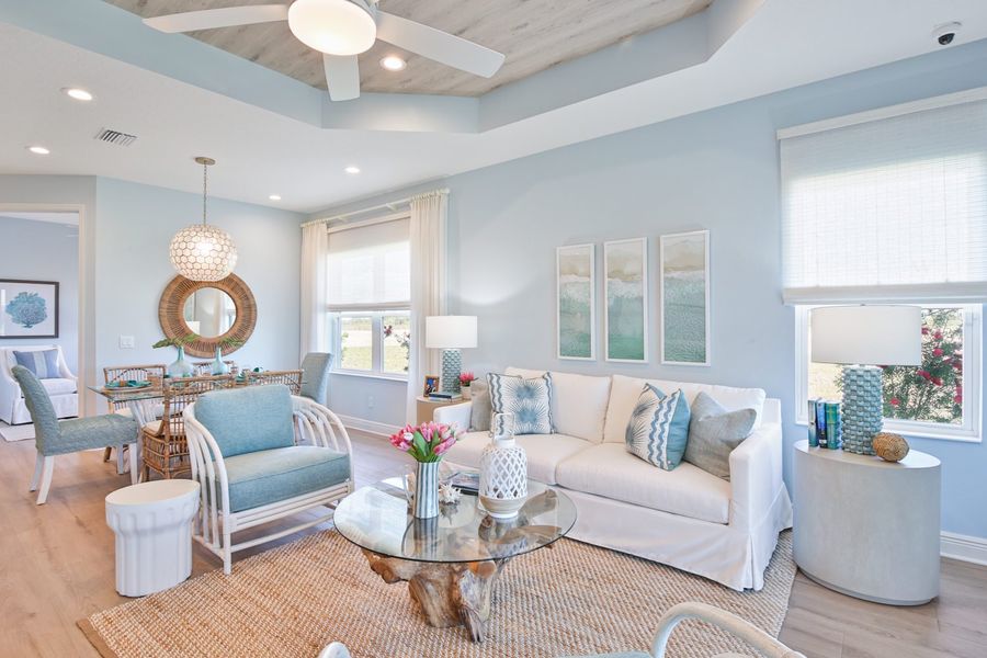Representative furnished interior of a home built from the Sandcastle 2 by Neal Communities in Palm Grove, Bradenton (Image 13).