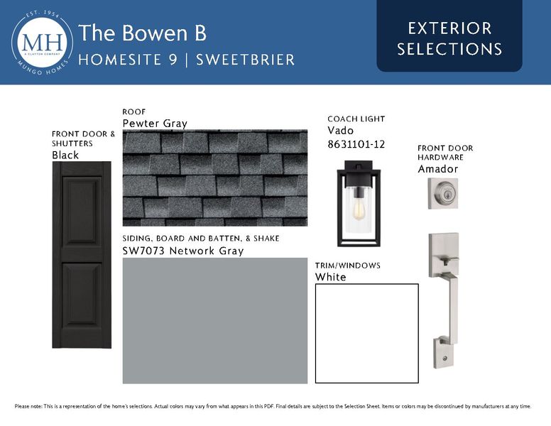 Sample of building materials used in homes in Sweetbrier, Durham (Image 9).