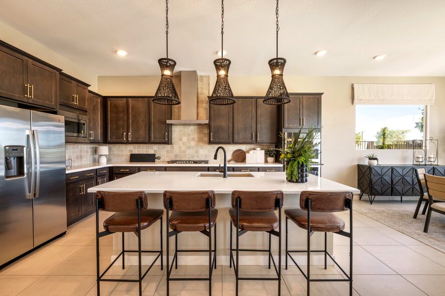 Representative furnished interior of a home built from the Holly Plan 5007 by Tri Pointe Homes in Abel Ranch, Goodyear (Image 6).