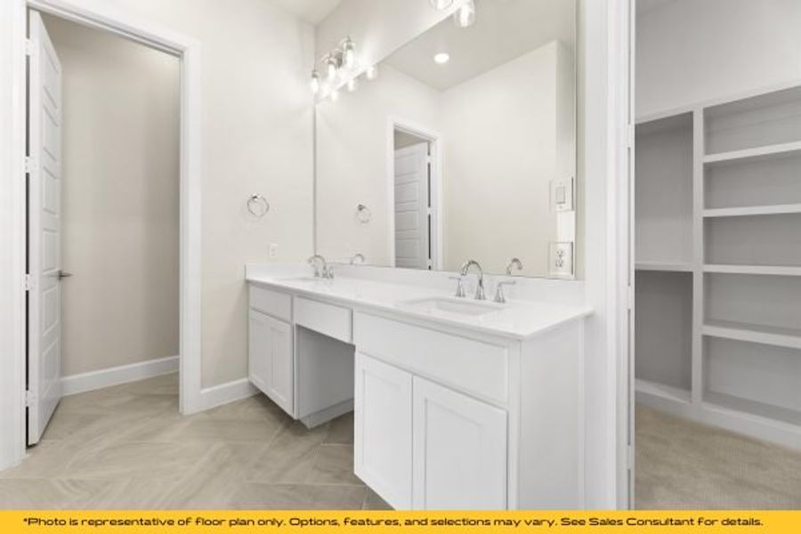 Representative furnished interior of a home built from the The Cayman by Stonefield Homes in The Highlands, Rockwall (Image 57).