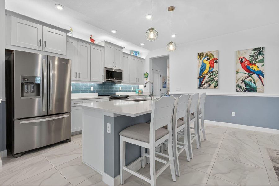 Furnished interior view inside a new home in , Port St. Lucie (Image 26).