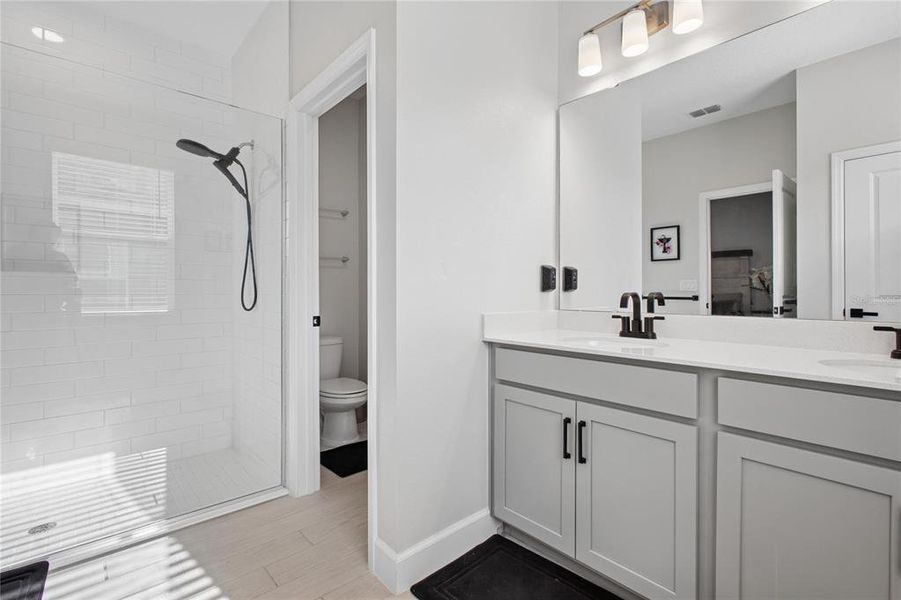 Furnished interior view inside a new home in Emerson Pointe, Apopka (Image 18). Furnished interior view inside a new home in Emerson Pointe, Apopka (Image 18).