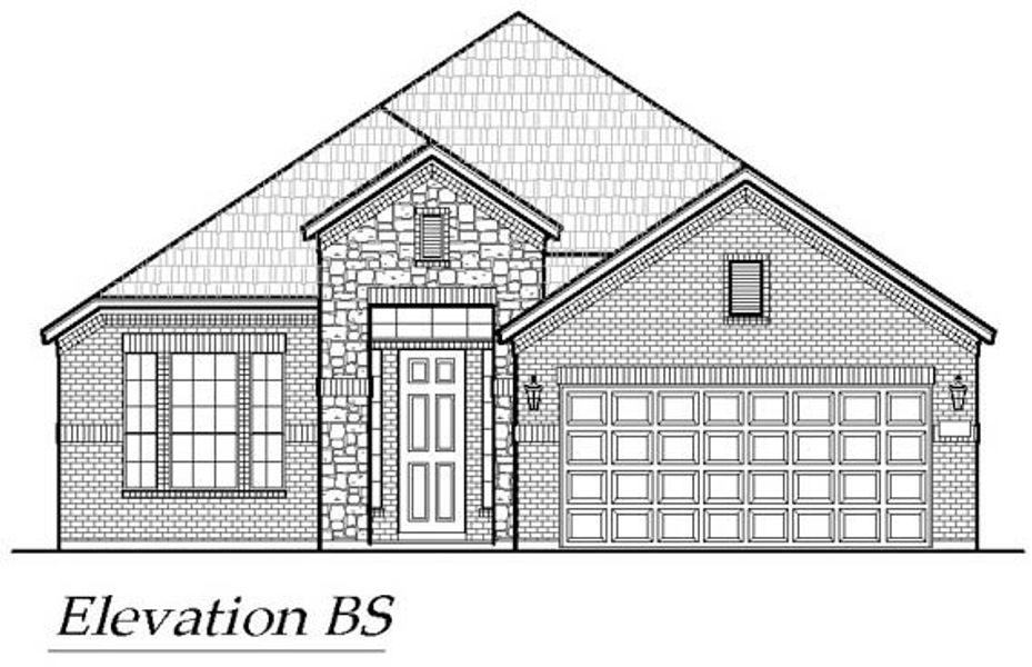 Exterior rendering of this home design in Summer Crest, Fort Worth, TX (Image 21). Exterior rendering of this home design in Summer Crest, Fort Worth, TX (Image 21).