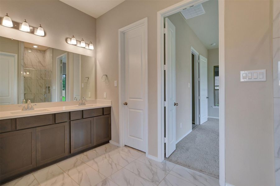 Furnished interior view inside a new home in The Highlands, Porter (Image 10).