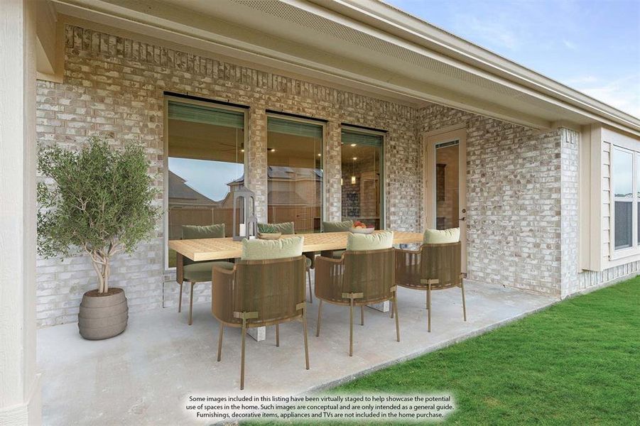 Exterior details and patio area of a home in Somerset Classic 70s & 80s, Mansfield (Image 3).