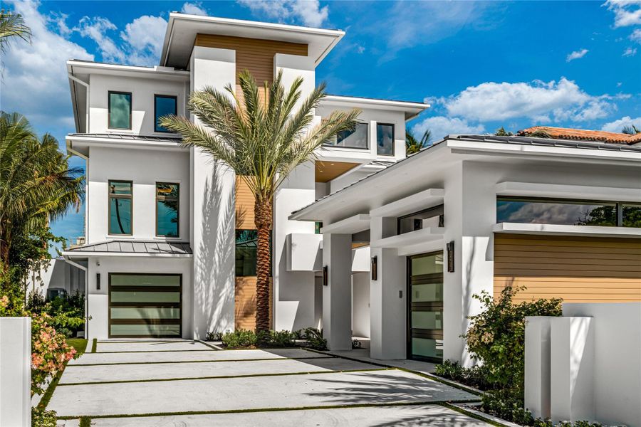 Front exterior of a new home in , Ocean Ridge, FL, highlighting curb appeal (Image 29).