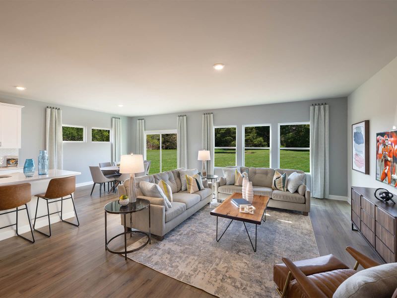 Furnished interior view inside a new home in Maxwell Commons, Easley (Image 5).