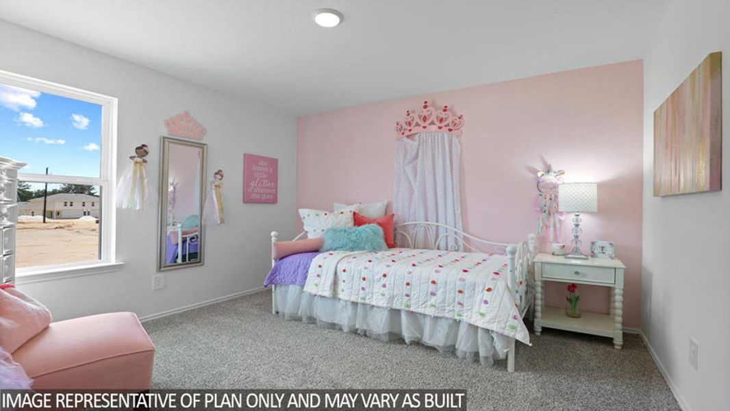 Furnished interior view inside a new home in Venetian Pines, Conroe (Image 14).