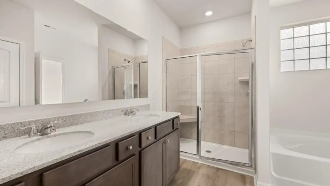 Furnished interior view inside a new home in Fairway 17 at Mirror Lake, Villa Rica (Image 10).
