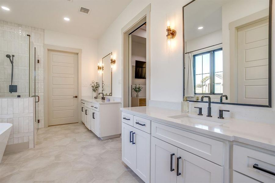 Furnished interior view inside a new home in , Weatherford (Image 29).