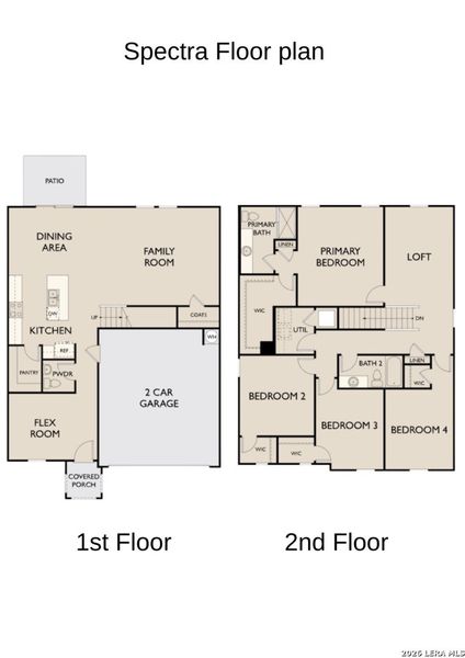 2D floor plan layout of this home in Cordova Trails, Seguin, TX (Image 2). 2D floor plan layout of this home in Cordova Trails, Seguin, TX (Image 2).