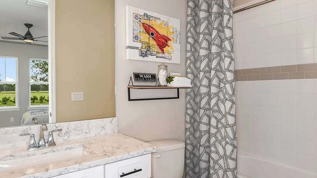 Furnished interior view inside a new home in Timber Ridge, Plant City (Image 14).