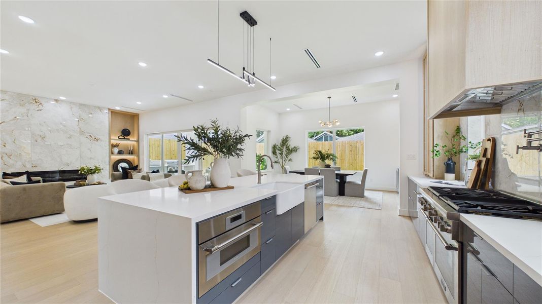 Furnished interior view inside a new home in , Houston (Image 17).