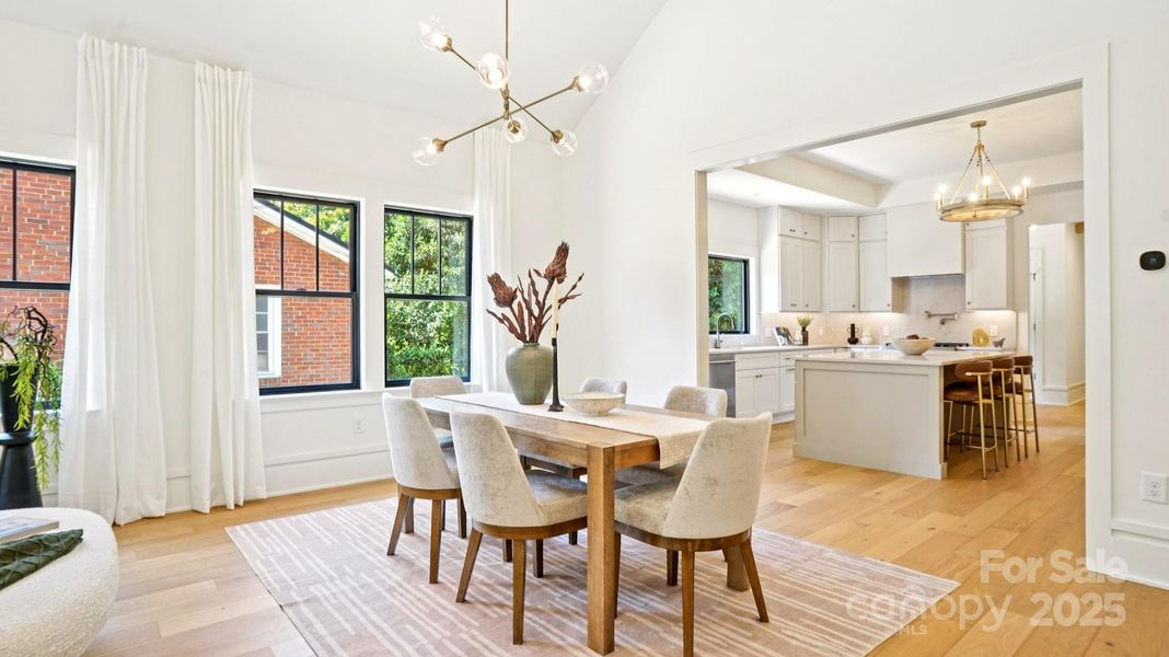 Furnished interior view inside a new home in , Charlotte (Image 29).
