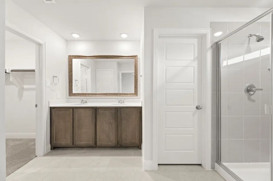 Front exterior of a new home in Sereno Oaks at Buckner Terrace, Dallas, TX, highlighting curb appeal (Image 28).