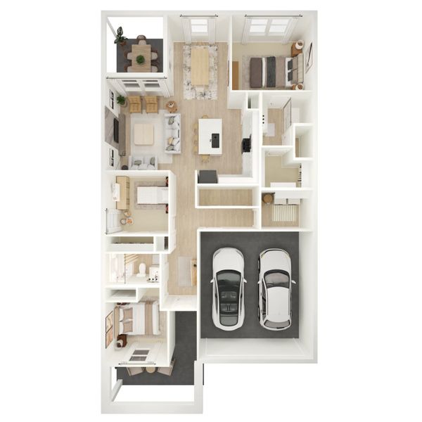 Image 12 representing the Clyde by K. Hovnanian® Homes in The Lakes at New Riverside, Bluffton, SC.