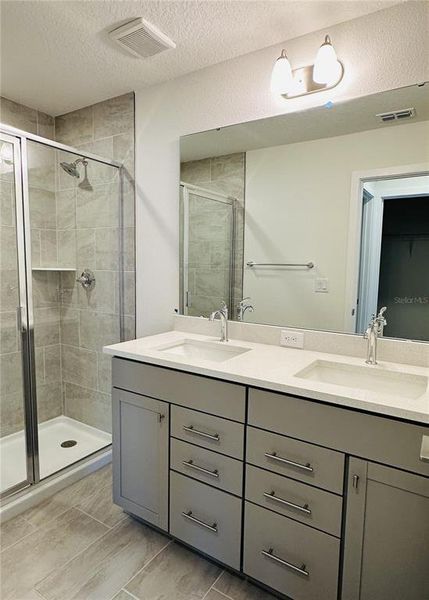 Furnished interior view inside a new home in Cyrene at Harmony, St. Cloud (Image 11). Furnished interior view inside a new home in Cyrene at Harmony, St. Cloud (Image 11).