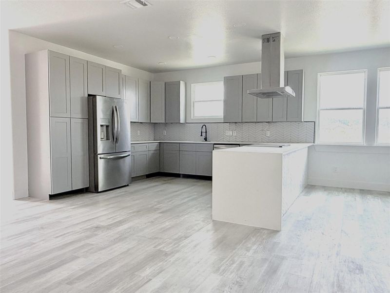 Furnished interior view inside a new home in , Cleveland (Image 8).