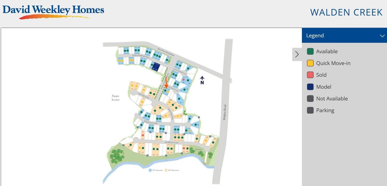 Homesite Map Homesite Map