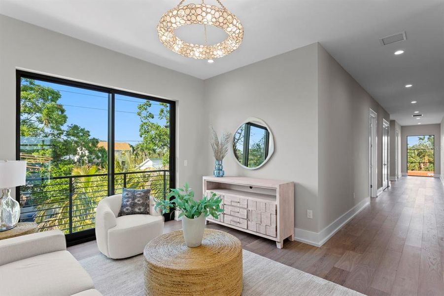 Furnished interior view inside a new home in , St. Petersburg (Image 11).