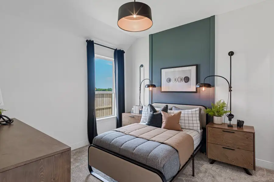 Representative furnished interior of a home built from the Elmaton by Pulte Homes in Spring Branch Preserve, Montgomery (Image 7).