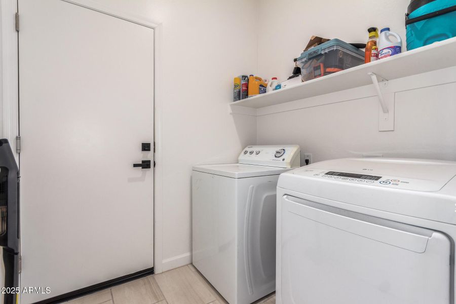 Laundry Room and Garage Access