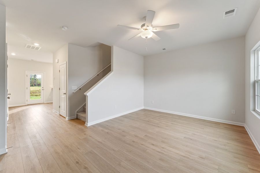 Spacious, unfurnished interior of a new home in Edwards Station, Taylors (Image 11). Spacious, unfurnished interior of a new home in Edwards Station, Taylors (Image 11).