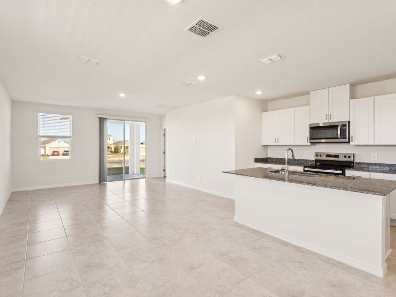 Furnished interior view inside a new home in Crosswinds - Classic Series, Haines City (Image 3).