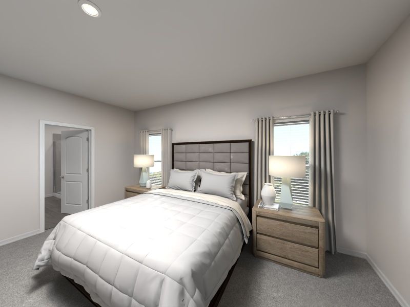 Furnished interior view inside a new home in Crestview - Legacy Series, Hermitage (Image 6).