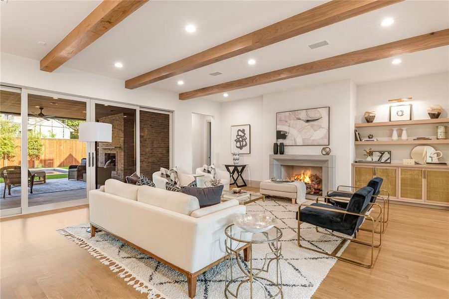 Furnished interior view inside a new home in , Dallas (Image 30).