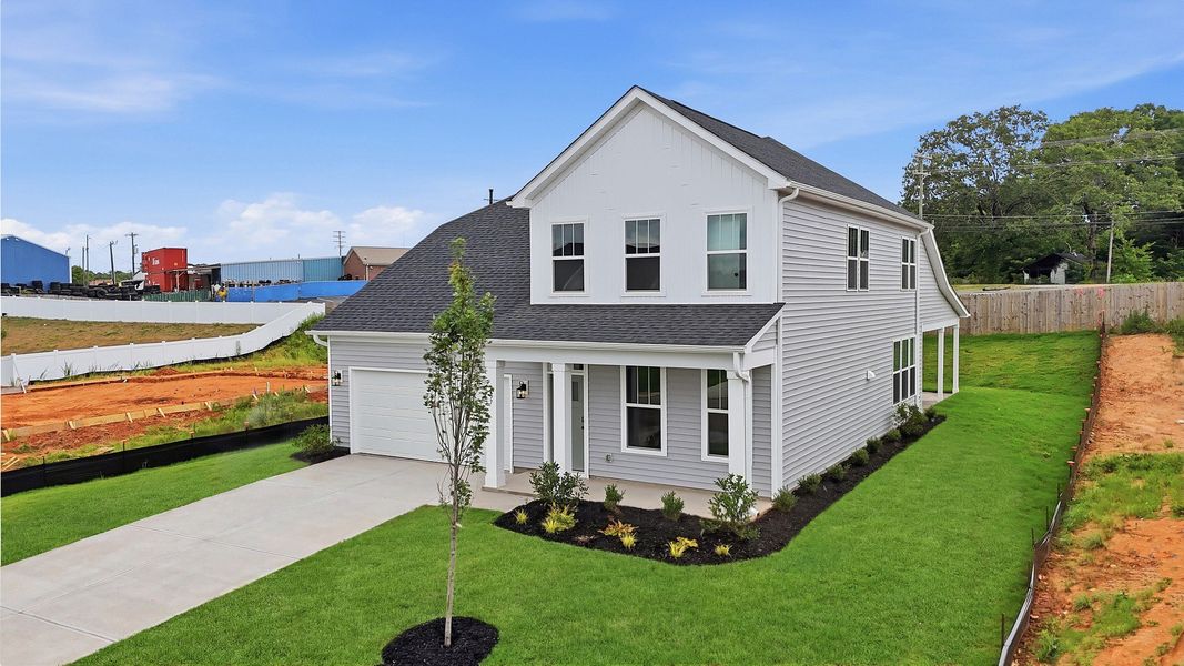 Exclusive DRB Homes exterior with balanced proportions and vibrant curb appeal at the Woodglen community Exclusive DRB Homes exterior with balanced proportions and vibrant curb appeal at the Woodglen community