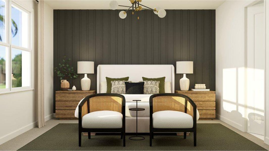 Furnished interior view inside a new home in Arden: The Providence Collection, Loxahatchee (Image 5).