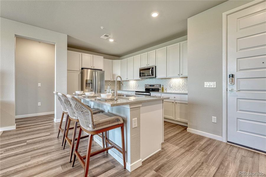 Furnished interior view inside a new home in The Trails at Westcreek, Parker (Image 16).