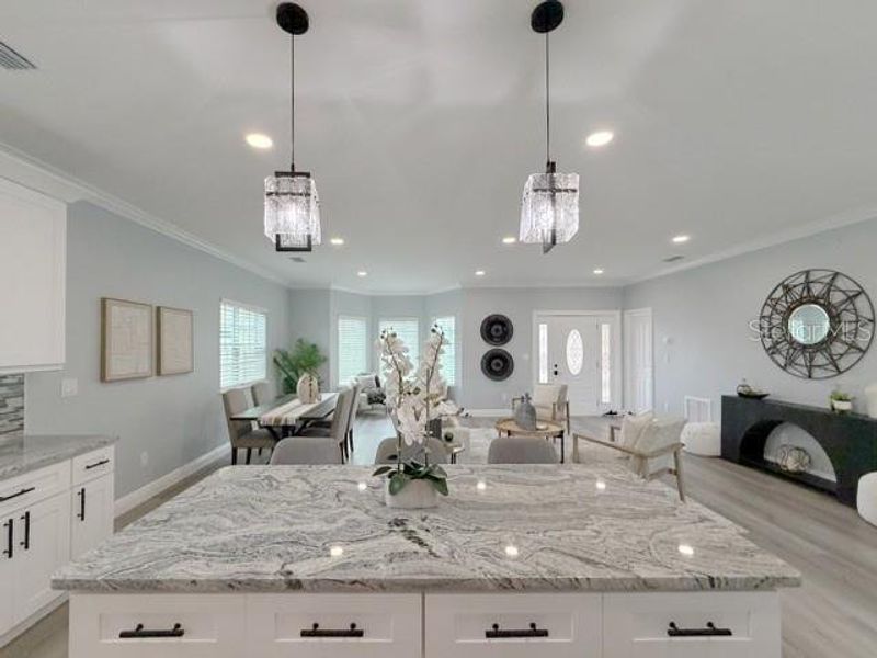 Furnished interior view inside a new home in , Tarpon Springs (Image 8). Furnished interior view inside a new home in , Tarpon Springs (Image 8).