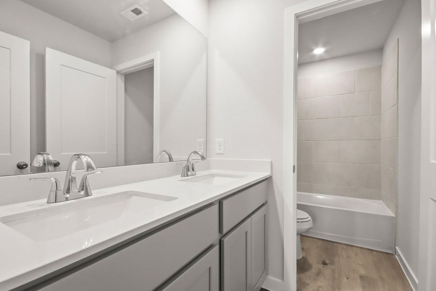 Furnished interior view inside a new home in Maple Woods, Hockley (Image 11).