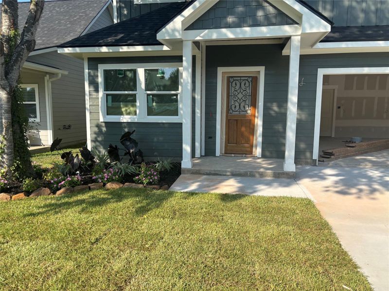 Front exterior of a new home in , Navasota, TX, highlighting curb appeal (Image 11). Front exterior of a new home in , Navasota, TX, highlighting curb appeal (Image 11).