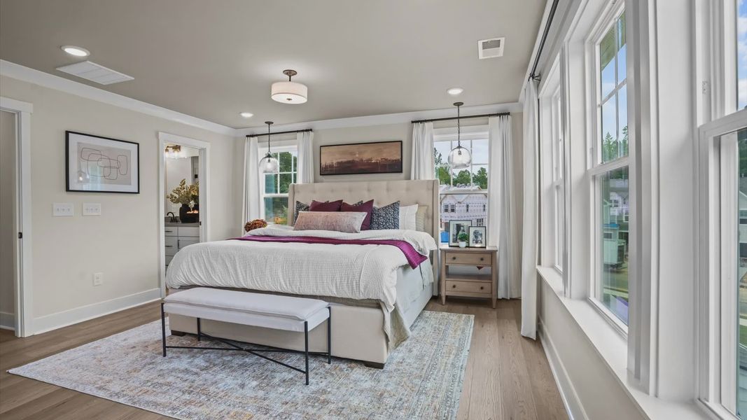 Furnished interior view inside a new home in North First Street Townes, Mebane (Image 20). Furnished interior view inside a new home in North First Street Townes, Mebane (Image 20).