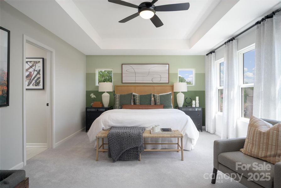 Furnished interior view inside a new home in North Creek Village, Huntersville (Image 6).