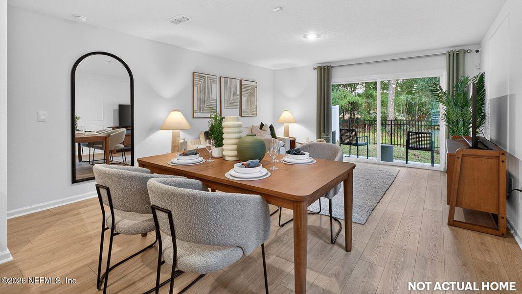 Furnished interior view inside a new home in Hansen Creek, Jacksonville (Image 9).