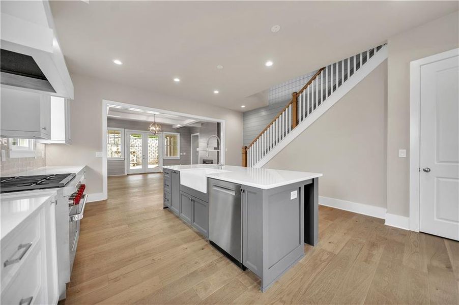Furnished interior view inside a new home in Vickery, Cumming (Image 7).