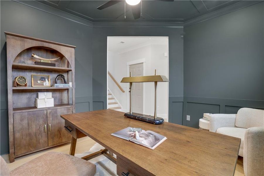 Furnished interior view inside a new home in Villas at Dawsonville, Dawsonville (Image 11).