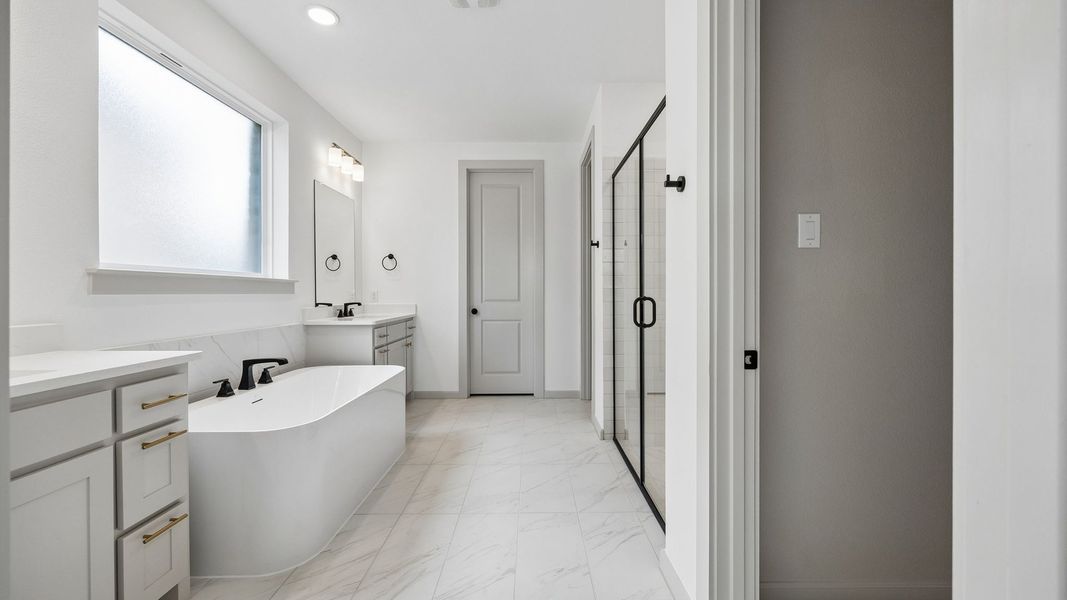 Representative furnished interior of a home built from the Orleans II by Normandy Homes in Rainwater Crossing, Celina (Image 9).
