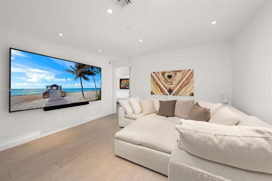 Furnished interior view inside a new home in , Miami Beach (Image 17).