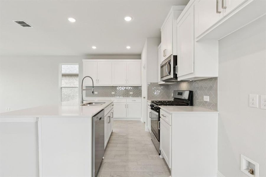 Furnished interior view inside a new home in AnaCapri, Anna (Image 4).