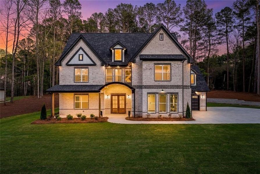 Front exterior of a new home in , Winder, GA, highlighting curb appeal (Image 30).