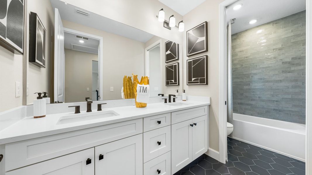 Furnished interior view inside a new home in Victoria Lakes, Odessa (Image 19).